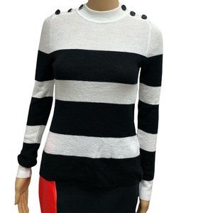 Striped Button Sweater